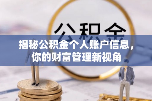 万华揭秘公积金个人账户信息，你的财富管理新视角